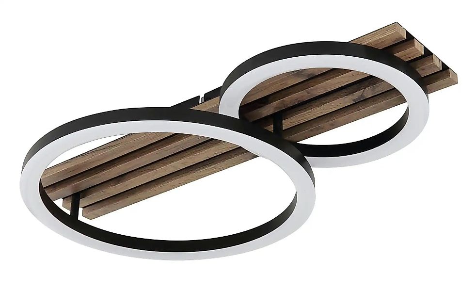 Globo Lighting Deckenleuchte   ¦ schwarz ¦ Maße (cm): B: 48 H: 9,5 Lampen & günstig online kaufen