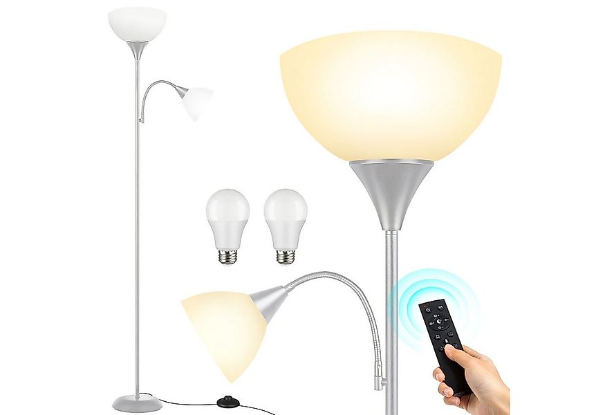 OUTON LED Stehlampe Bodenlampe mit Fernbedienung, 9W, 4 Farbtemperaturen, L günstig online kaufen