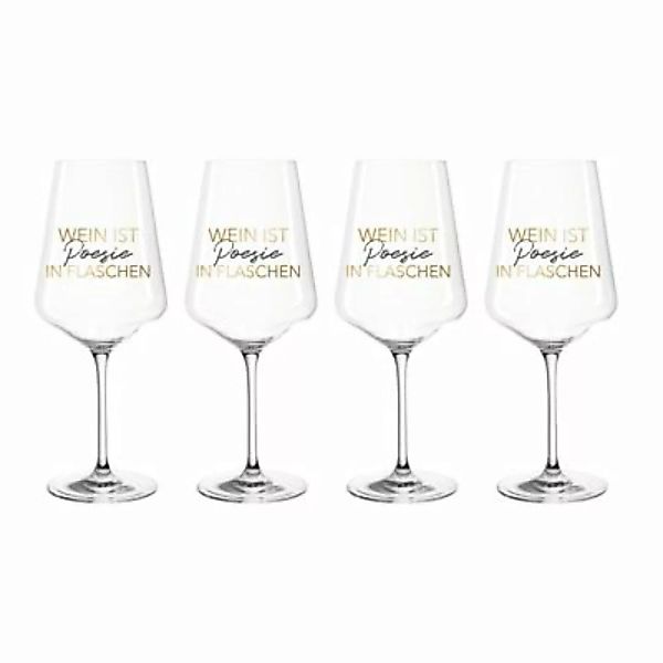LEONARDO CALMO Weinglas Poesie 560 ml 4er Set Weißweingläser transparent günstig online kaufen