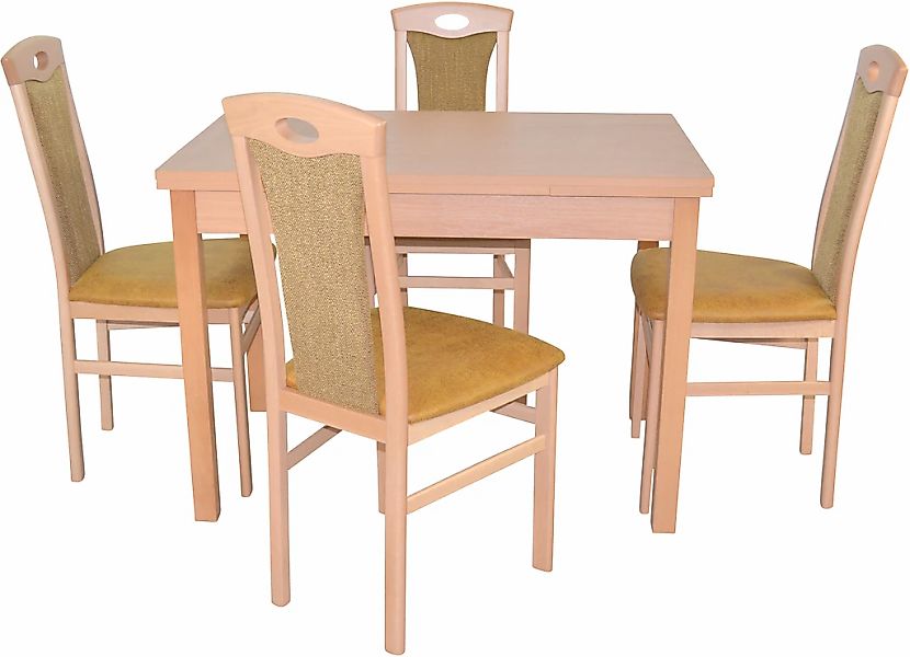 HOFMANN LIVING AND MORE Essgruppe "5tlg. Tischgruppe", (Spar-Set, 5 tlg., 5 günstig online kaufen