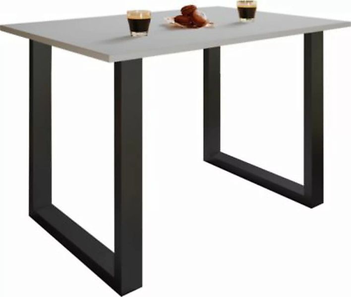 VCM Premium Holz Esstisch Küchentisch Speisetisch Tisch Xona U Schwarz weiß günstig online kaufen