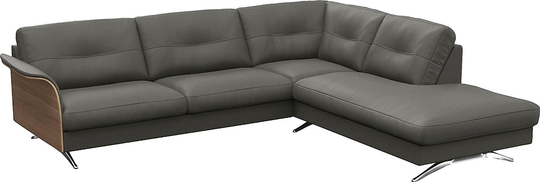 FLEXLUX Ecksofa »Glow, super bequem durch hochwertigem Sitzaufbau mit Feder günstig online kaufen