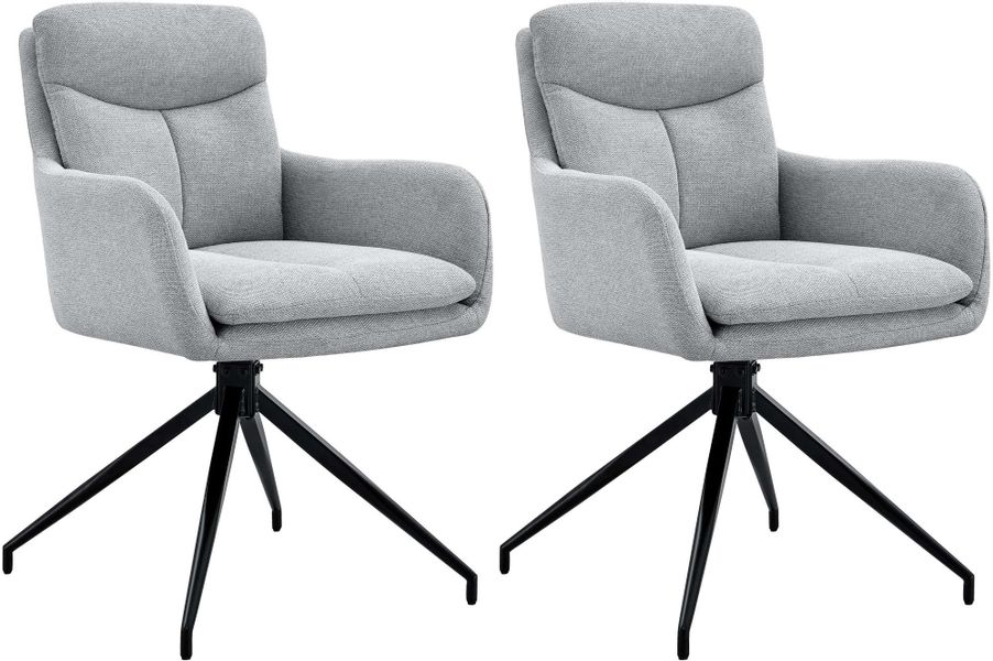 CLP Esszimmerstuhl Somers (2er Set), Stoffbezug, günstig online kaufen