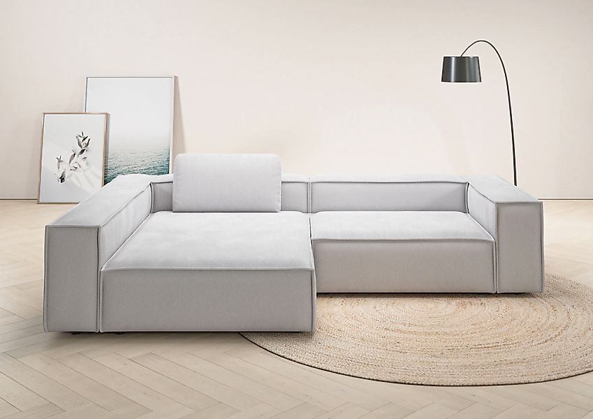 Home affaire Ecksofa "Watertown, moderne XXL L-Form, 306 cm breit" Komforta günstig online kaufen