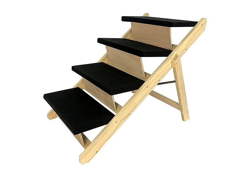 FIVMEN Haustiertreppe 2-in1 Hunderampe Faltbar Tiertreppe Landeplattform Ru günstig online kaufen