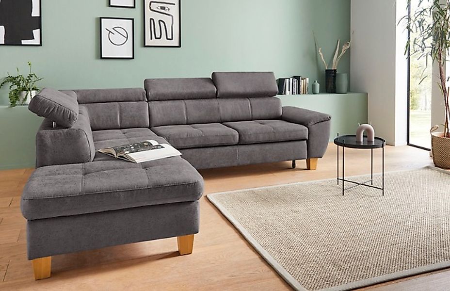 exxpo - sofa fashion Ecksofa »Enya, hoher Sitzkomfort, Breite 266cm, bequem günstig online kaufen