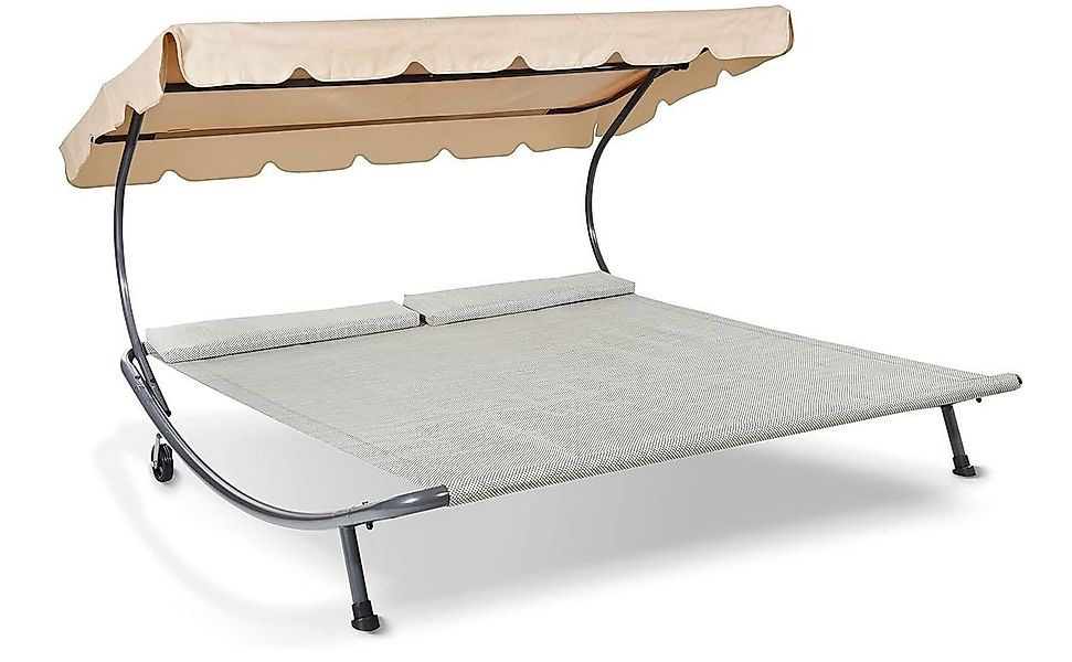 Leco Doppelliege Natur Doppelliege Sonnenliege Liege für 2 Personen, verste günstig online kaufen