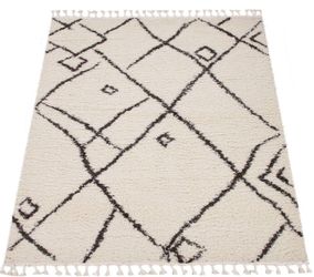 Paco Home Hochflor-Teppich "Orebro 171" rechteckig 44 mm Höhe modernes Raut günstig online kaufen