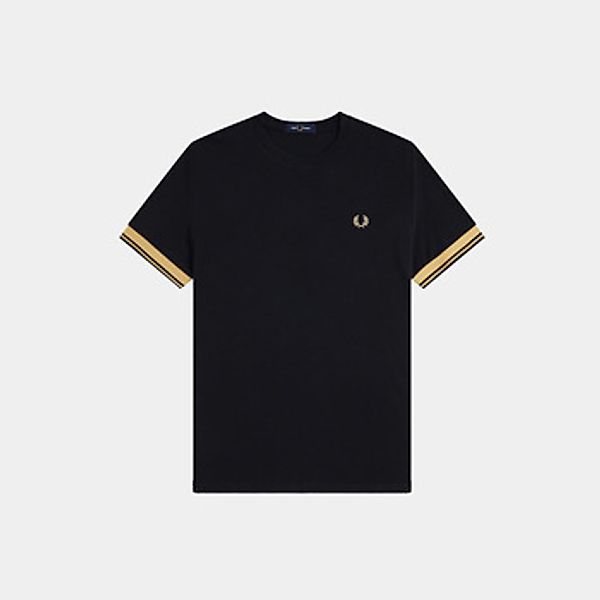 Fred Perry  T-Shirt Twin tipped cuff t-shirt - black champagne günstig online kaufen