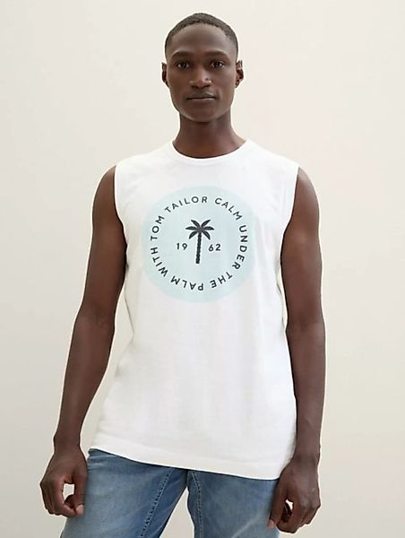 TOM TAILOR T-Shirt Print Tanktop mit Bio-Baumwolle günstig online kaufen