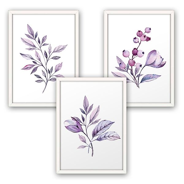 Kreative Feder Poster, Aquarell, lila, violett, günstig online kaufen