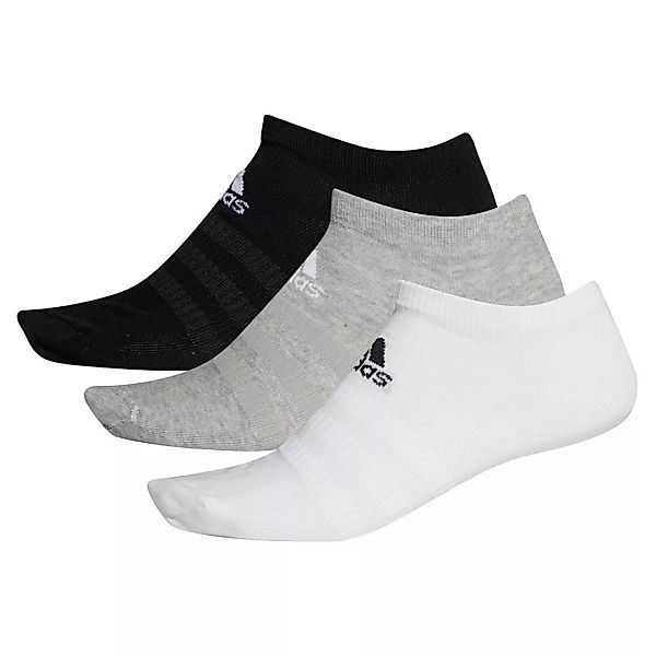 Adidas Light Low Socken 3 Paare EU 46-48 Medium Grey Heathereather / White günstig online kaufen