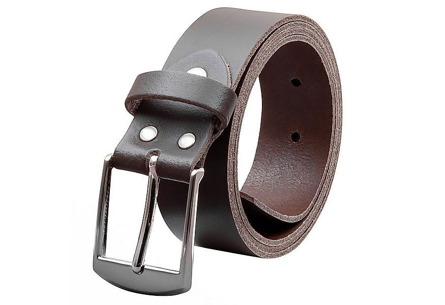 COLOGNEBELT Ledergürtel OM49-SL-Dunkelbraun MADE IN GERMANY, Dunkelbraun Kü günstig online kaufen