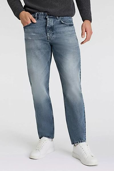 BOSS ORANGE Straight-Jeans TROY BO-BF mit BOSS Leder-Badge günstig online kaufen