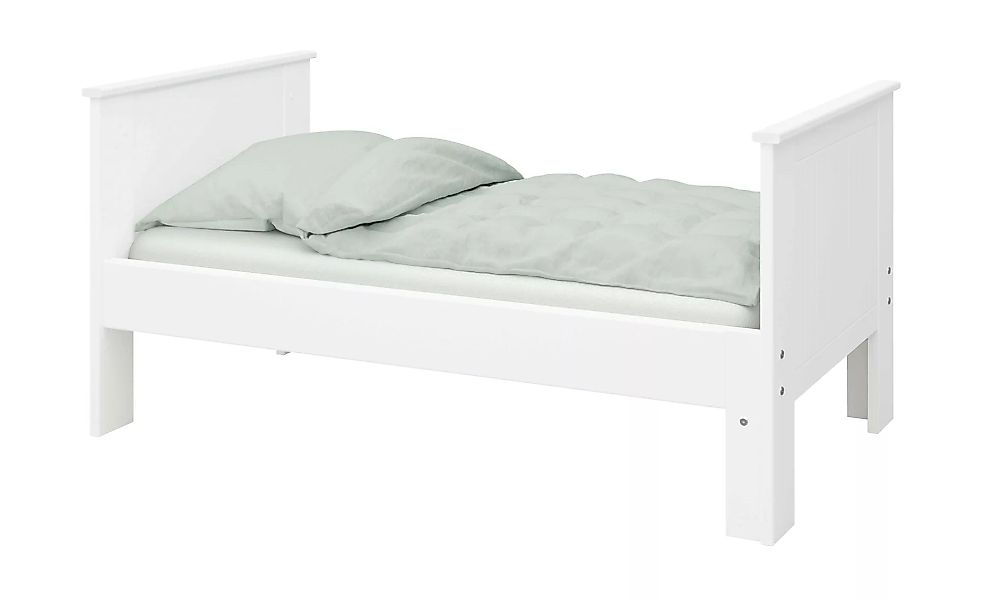 Mitwachsendes Bett  Alba - weiß - 208 cm - 71,8 cm - 87,8 cm - Sconto günstig online kaufen