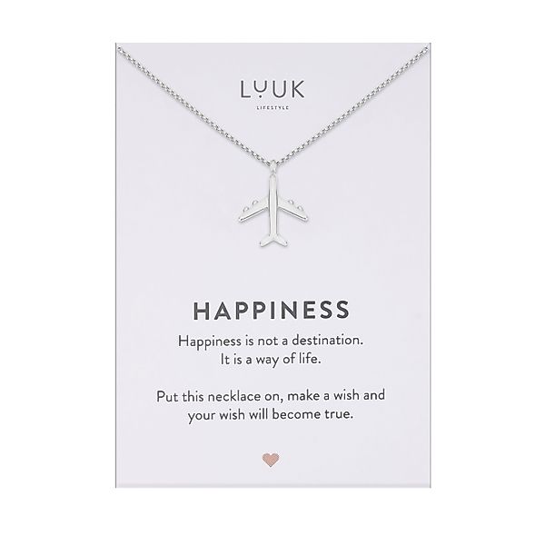 LUUK LIFESTYLE Kette mit Anhänger Flugzeug, günstig online kaufen