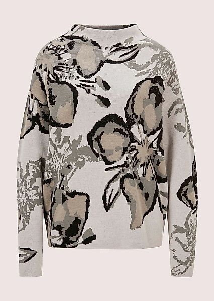 MADELEINE Langarmshirt "Sweatshirt Langarm Pullover mit floralem Muster" günstig online kaufen