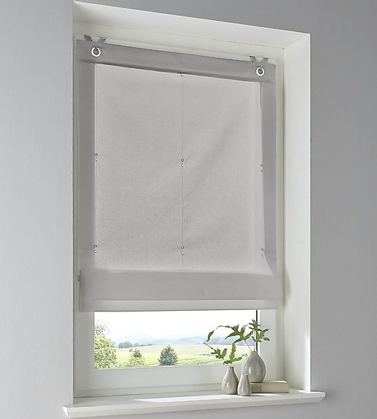 Kutti Raffrollo Stig Raffrollo, mit Hakenaufhängung, ohne Bohren, freihänge günstig online kaufen
