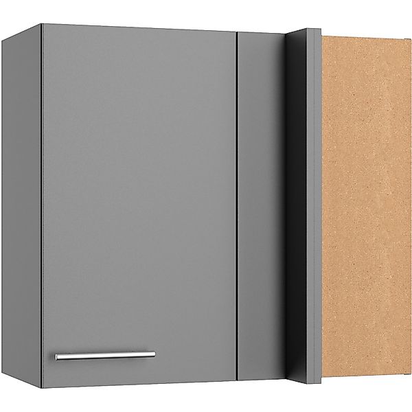 Optifit Küchen-Eckoberschrank Mats825 80/45 x 70,4 x 34,9 cm Basaltgrau günstig online kaufen