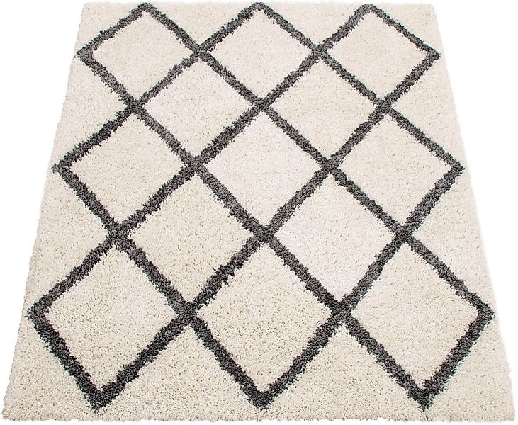 Paco Home Hochflor-Teppich Arezzo 681, rechteckig, günstig online kaufen