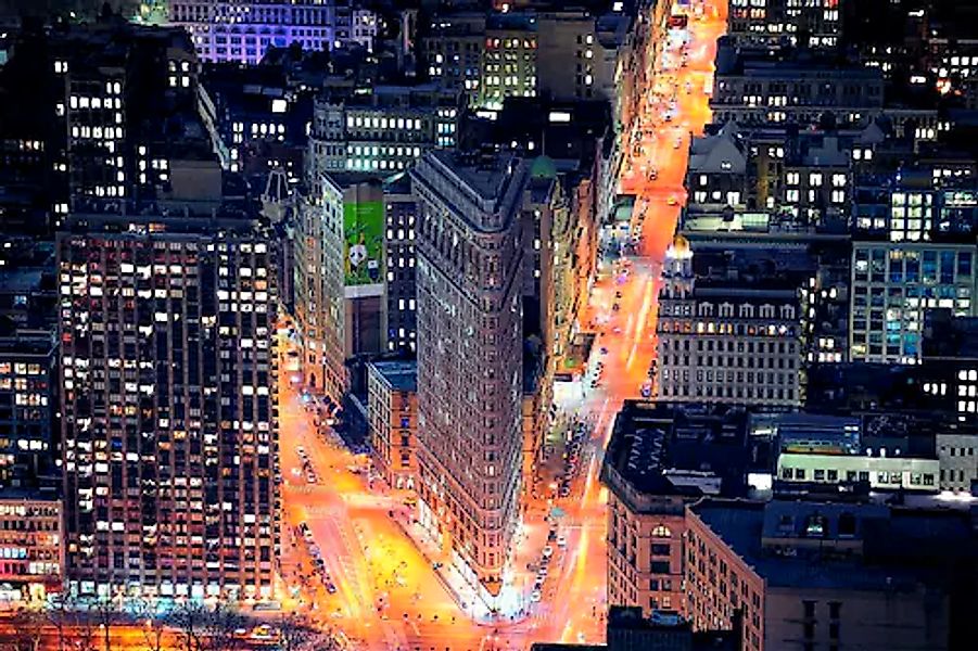 Papermoon Fototapete »Flat Iron Building« glatt günstig online kaufen