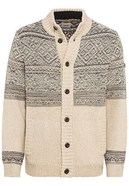 camel active Strickjacke Geknöpfte Strickjacke mit Stehkragen günstig online kaufen