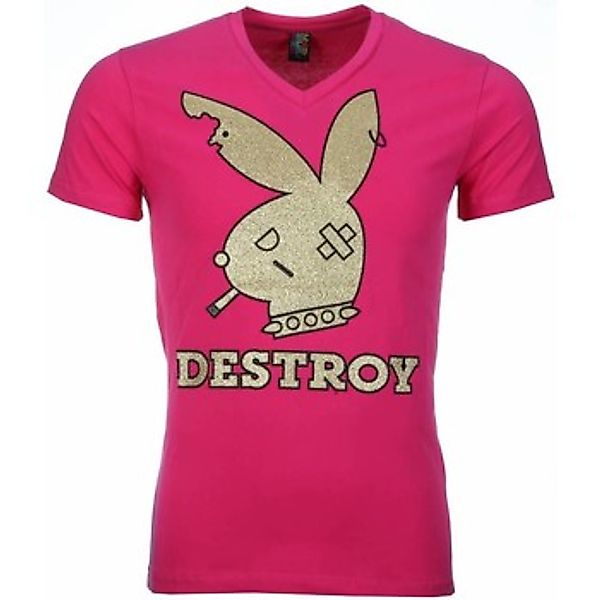 Local Fanatic  T-Shirt Pelzkragen Größe M günstig online kaufen