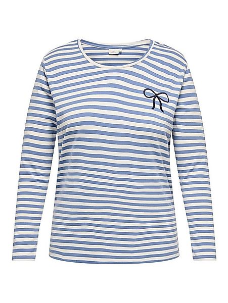 ONLY CARMAKOMA Langarmshirt CARBODIL L/S O-NECK BLOUSE JRS Materialmix, reg günstig online kaufen