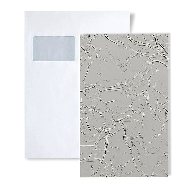 Wallface 1 MUSTERSTÜCK S-24945 DIN A5 Wandpaneel MUSTER CREPA Silver günstig online kaufen