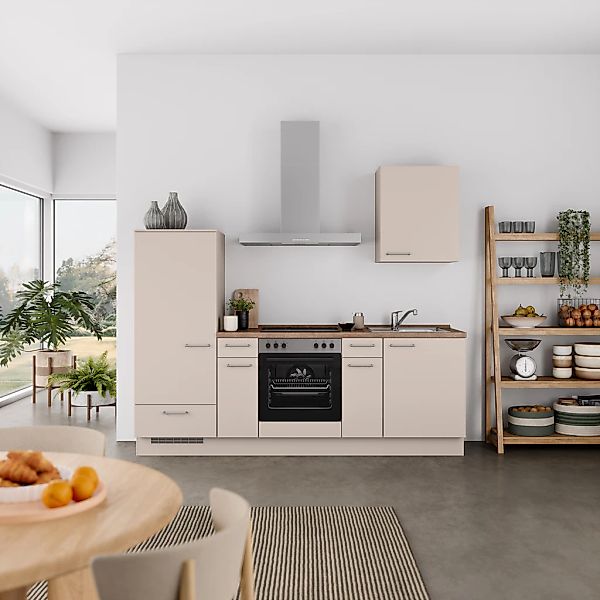 nobilia Küchenzeile ""Laser I", Ausrichtung wählbar, Breite 240 cm" vormont günstig online kaufen