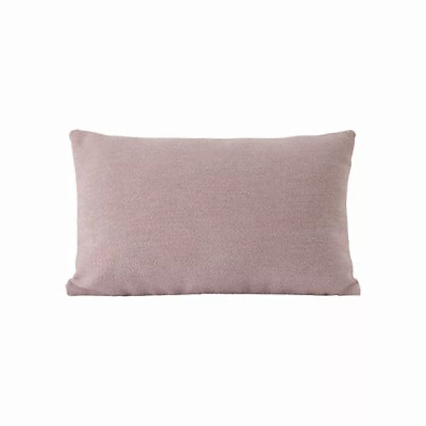 Kissen Mingle textil rosa / 55 x 35 cm - Zweifarbig - Muuto - Rosa günstig online kaufen