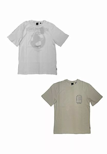 ONLY & SONS T-Shirt T-Shirt 2er-Set locker geschnitten Rundhals Kurzarm (2- günstig online kaufen