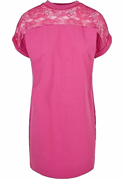 URBAN CLASSICS Shirtkleid "Urban Classics Damen Ladies Lace Tee Dress", (1 günstig online kaufen