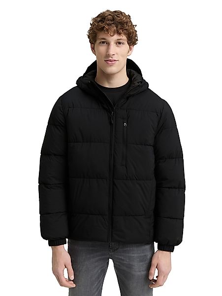 TOM TAILOR Denim Steppjacke mit Kapuze günstig online kaufen