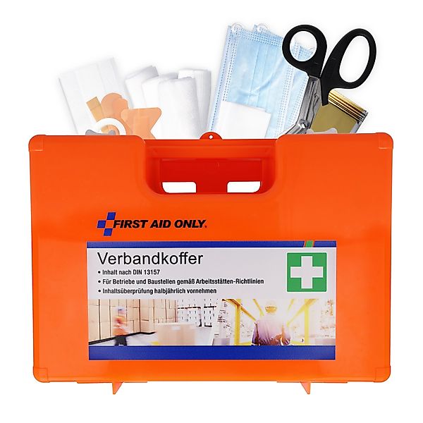 First Aid Only Erste Hilfe Koffer DIN 13157 mit Wandhalterung günstig online kaufen