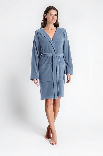 OTTO home Damenbademantel Sina, ideal für Sauna & Spa, Hotelbademantel, Mor günstig online kaufen