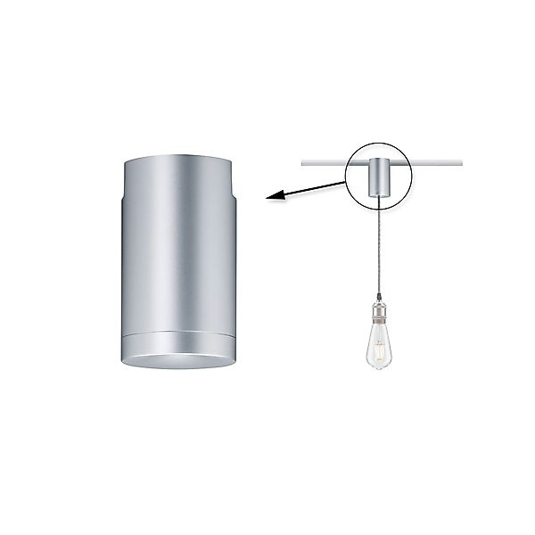 Paulmann URail Pendeladapter Universal 100W chrom günstig online kaufen