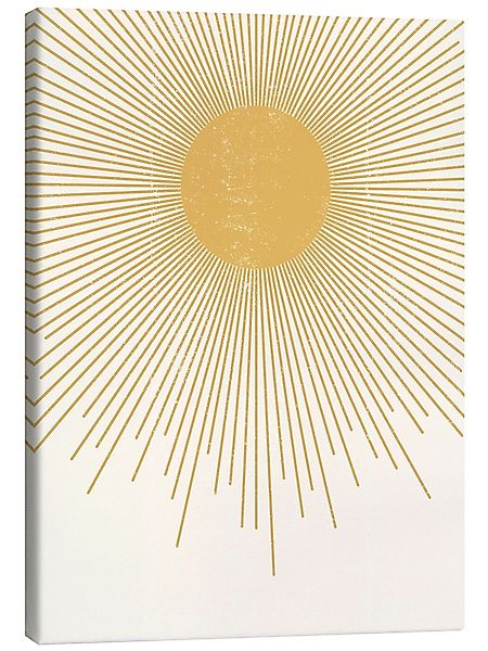 Posterlounge Leinwandbild Olga Telnova, Minimalistische Sonne, günstig online kaufen