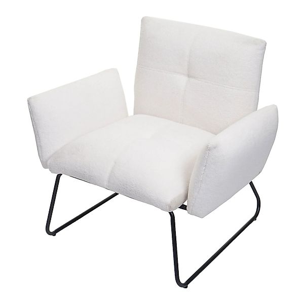 MCW Lounge-Sessel K34 Bouclé Weiß günstig online kaufen