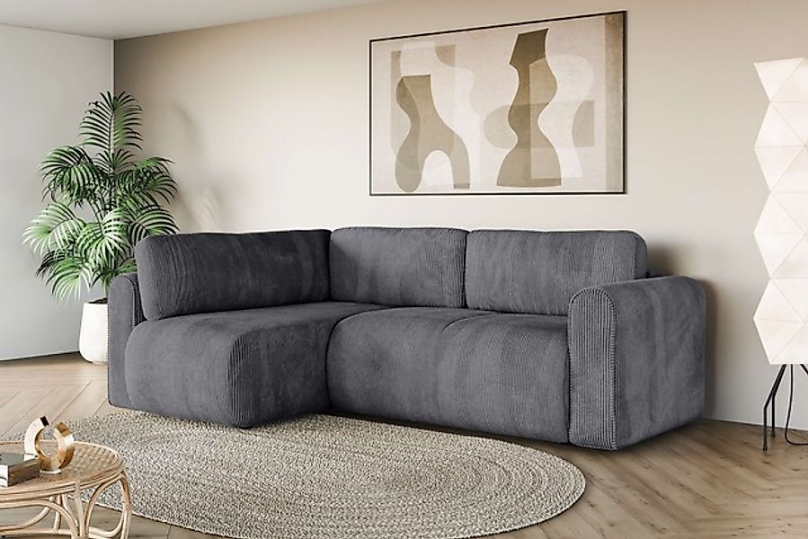 OTTO home Ecksofa »Zacharia wahlweise Schlafsofa mit Bettkasten, B/T/H 250/ günstig online kaufen