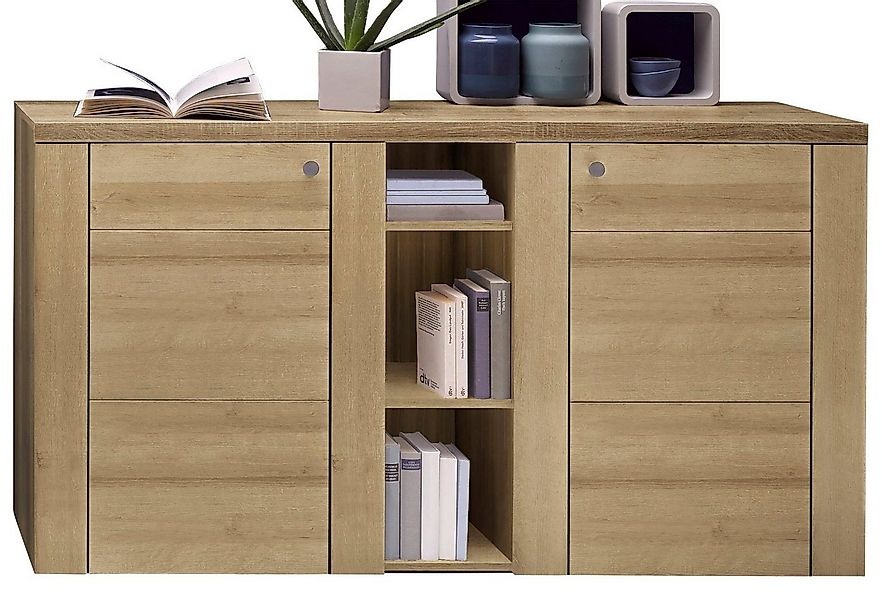 Home affaire Sideboard Larona, zeitlose Kommode mit 2 Türen, Türkommode, Br günstig online kaufen