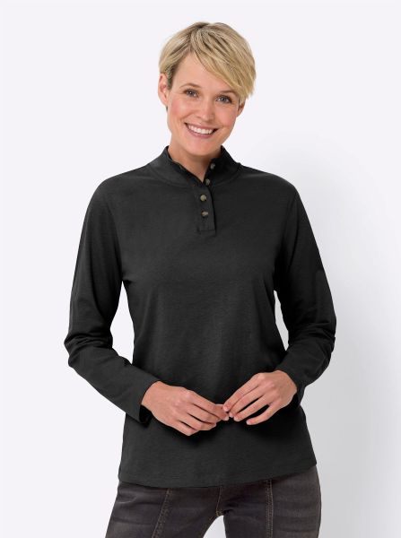 Classic Basics Stehkragenshirt "Shirt" 1 Stk. tlg. günstig online kaufen