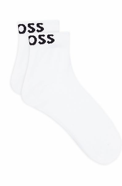 BOSS Freizeitsocken "2P SH Logo CC W", (Packung, 2 Paar, 2er), mit eingestr günstig online kaufen