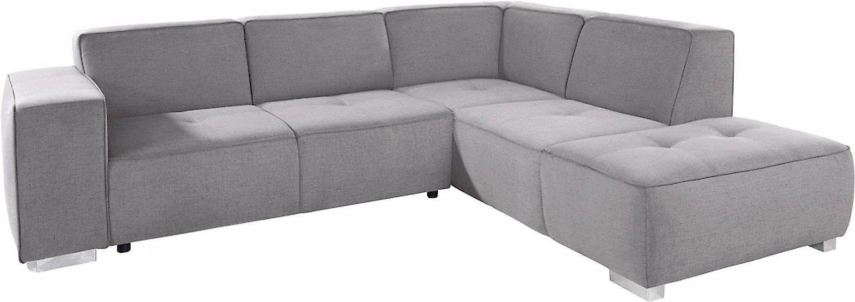 INOSIGN Ecksofa »Sapporo L-Form«, wahlweise Bettfunktion oder Sitztiefenver günstig online kaufen