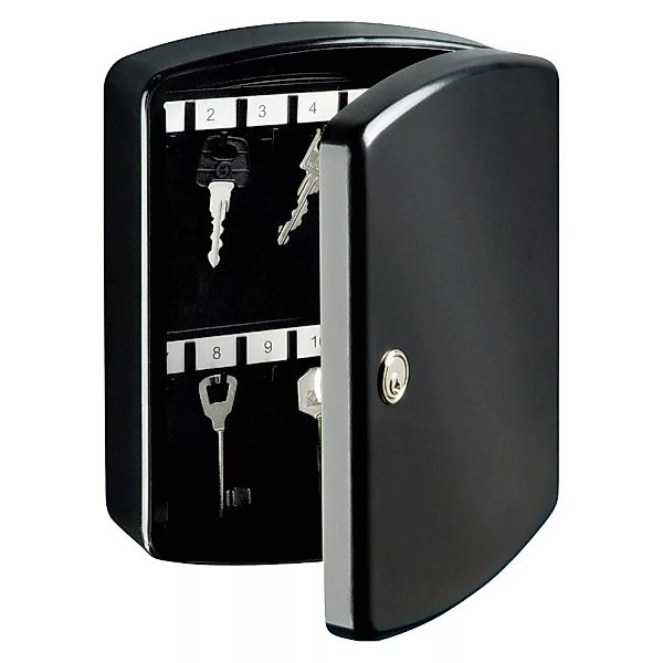 Burg Wächter Schlüsselbox Key Box mit 15 Haken Schwarz günstig online kaufen