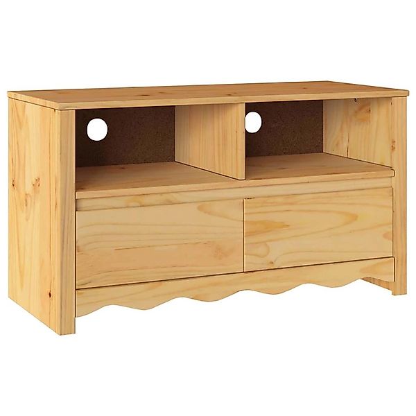vidaXL TV-Schrank Drammen Eiche 99 x 43 x 55 cm Massivholz Kiefer 42003042 günstig online kaufen