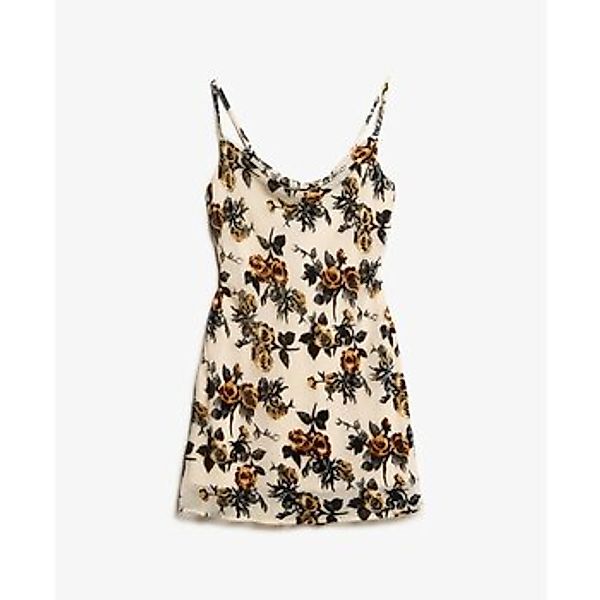 Superdry  Kleider Robe courte à col bénitier en velours dévoré femme günstig online kaufen