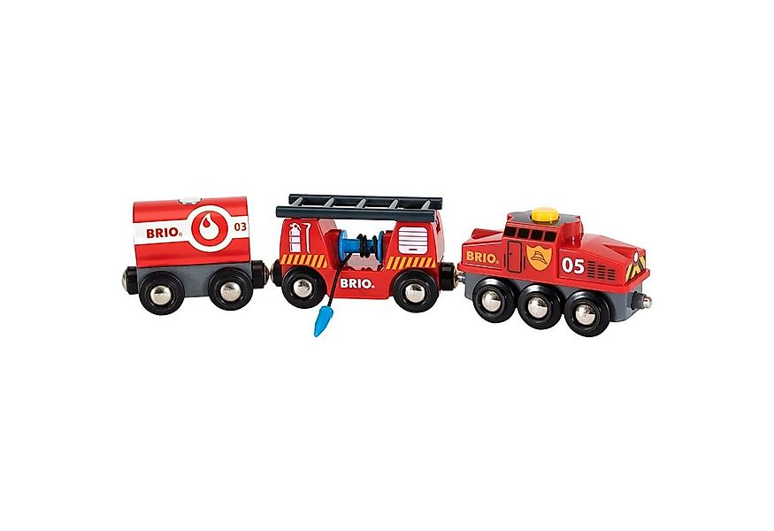 BRIO® Spielzeugeisenbahn-Set BRIO World World Feuerwehr-Löschzug, Spielfahr günstig online kaufen
