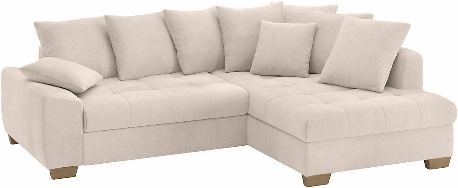 Mr. Couch Ecksofa "Nikita II, L-Form", Wahlweise mit Bettfunktion, Bettkast günstig online kaufen