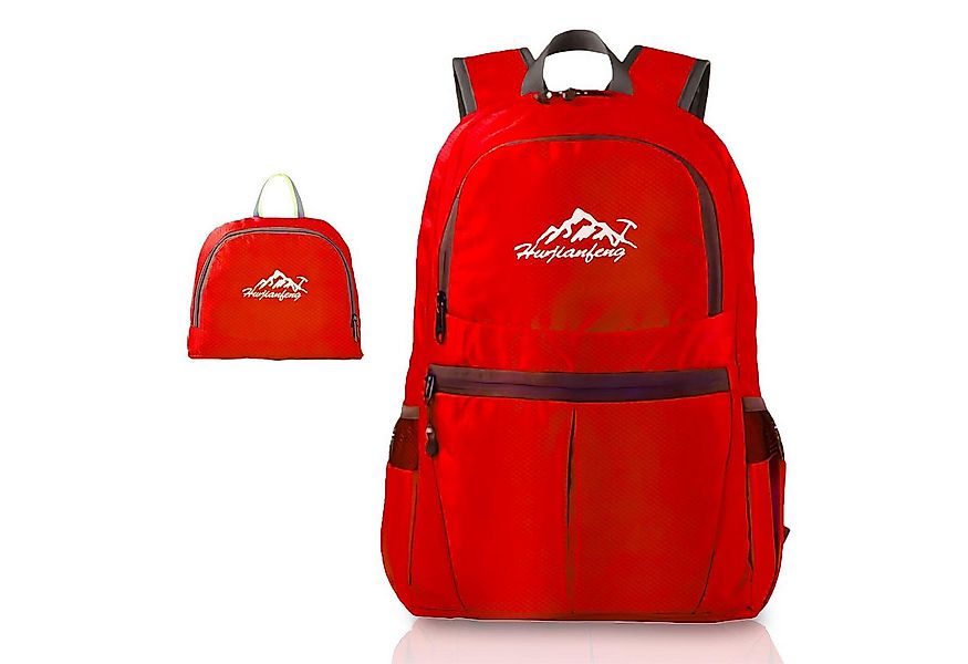 Intirilife Tagesrucksack (Faltbarer Rucksack Ultraleicht in Rot, 1-tlg), 36 günstig online kaufen